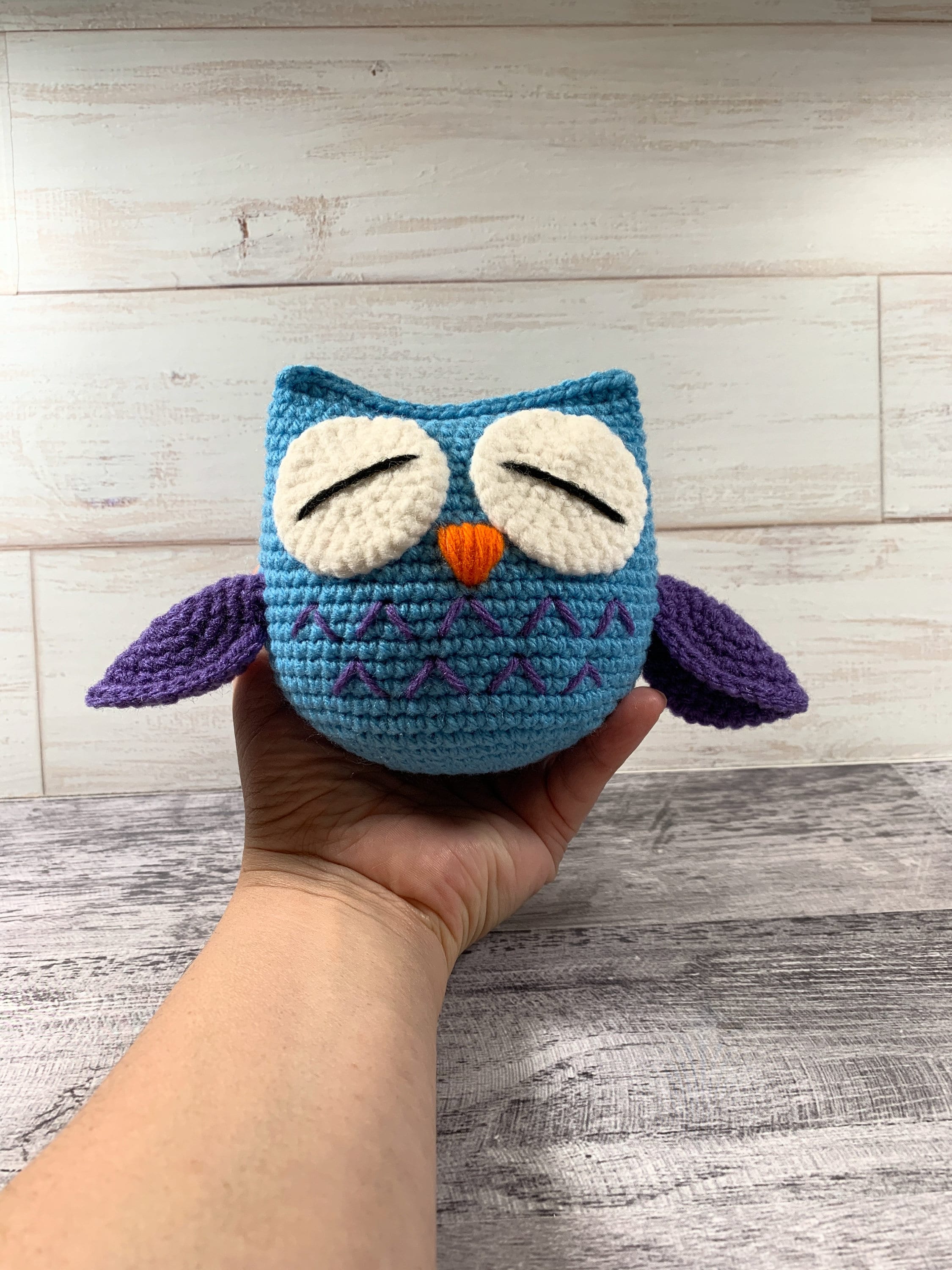 Made to Order Owl Amigurumi Plush Stuffed Animal