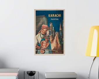 Vintage Karachi Poster