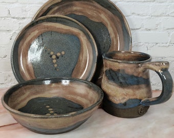 Ceramic Plates, Dinner plates, Handmade Dinner Plates, Dinnerware Set, Large Plate, Small Plate, Stoneware bowl, Pottery, Stoneware, clay