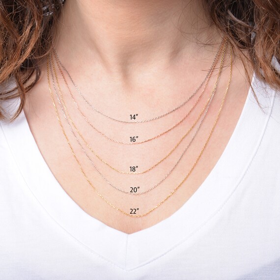 14K Solid Gold Personalized Name 