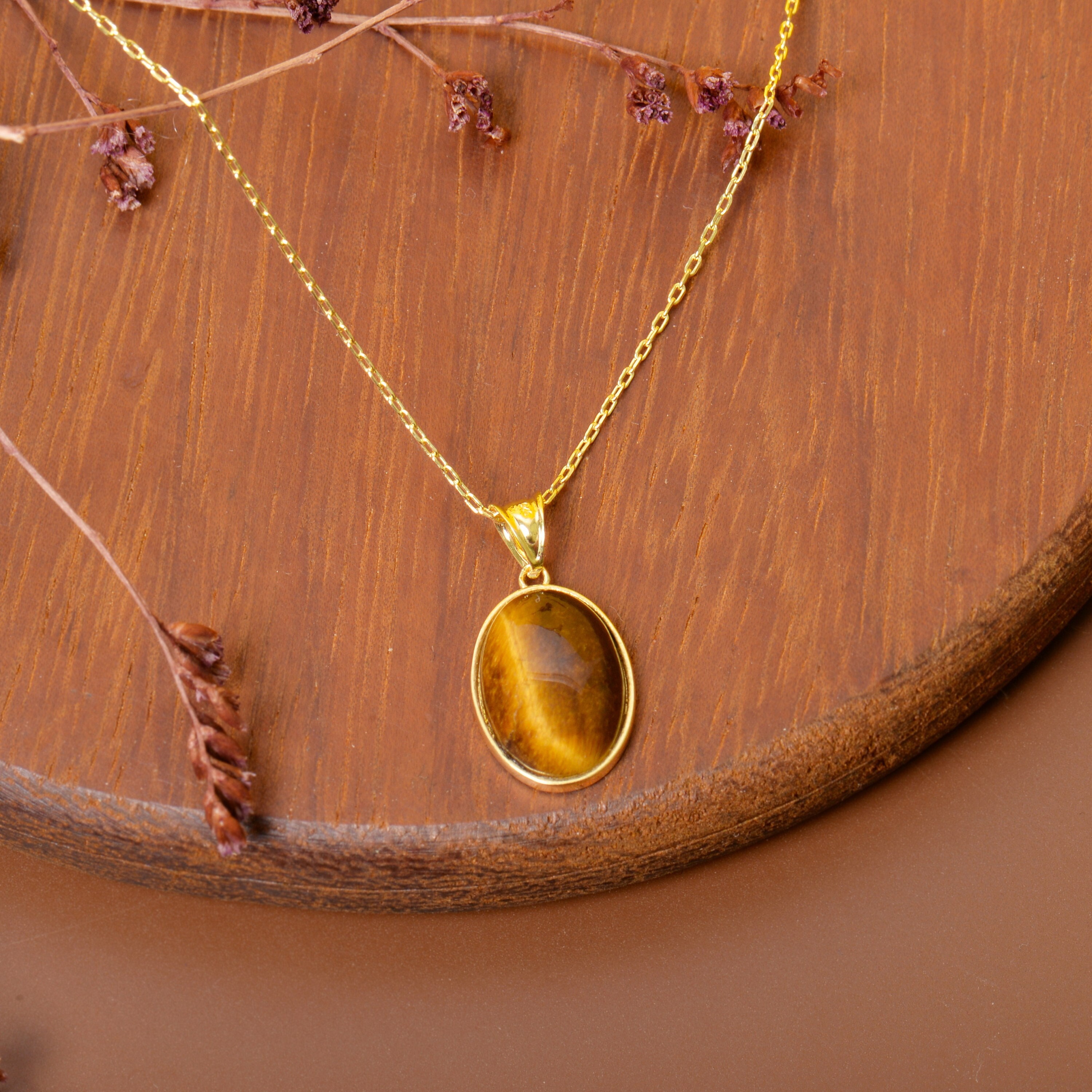 Tigers Eye Necklace Genuine Tiger Eye