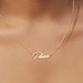 14K Solid Gold Personalized Name Necklace / Custom Name Necklace / mothers day gift / Bridesmaids Gift /  gift for her / Christmas 