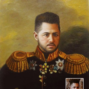 Custom Oil Portrait-Hand Painted Portrait Painting-Creative Portrait in Best Price-Original Oil Painting from Photo-Portraits on Canvas