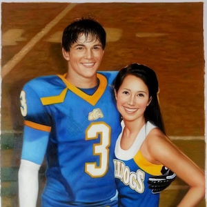 Custom Oil Portrait-Hand Painted Portrait Painting-Original Oil Painting from Photo-Portraits on Canvas-Commission Portraits Painting