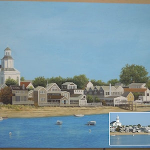 Custom House Portrait-Hand Painted Oil Painting from Photo-Canvas Portraits-Original Portrait Painting-Commission House Painting