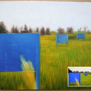 Custom Landscape Portrait-Hand Painted Oil Painting from Photo-Canvas Portraits-Original Portrait Painting-Commission Landscape Painting