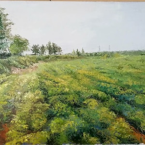 Custom Oil Painting-Oil Painting on Canvas-Landscape painting from Photo-Landscape Portrait-Hand Painted Oil Portrait