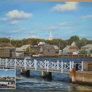 Custom House Portrait-Hand Painted Oil Painting from Photo-Canvas Portraits-Original Portrait Painting-Commission House Painting