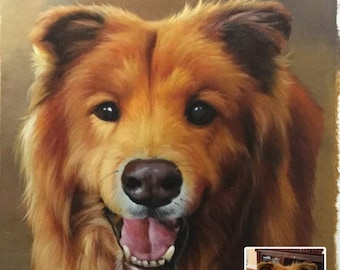 Custom Oil Portrait-Hand Painted Portrait Painting-Original Oil Painting from Photo-Creative Pet Painting-Pet Portrait