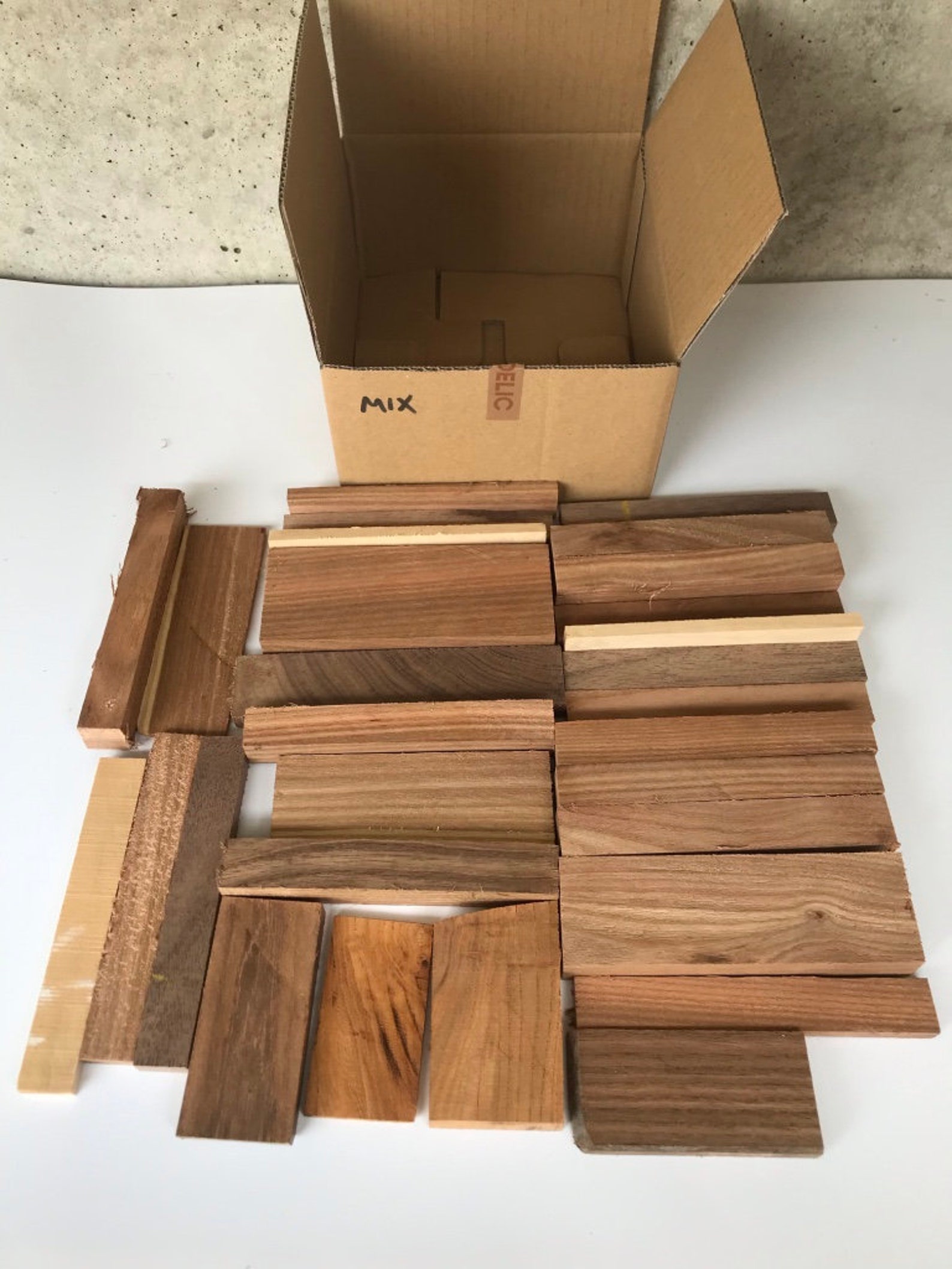 Mix of Japanese Hardwood Offcuts Etsy