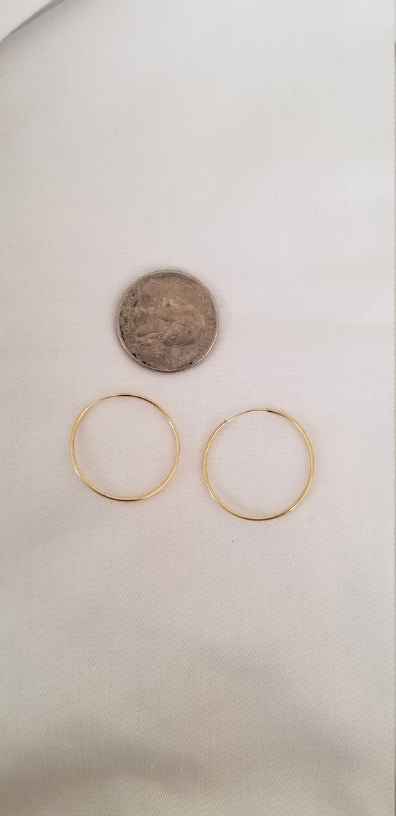 14K Gold Hoop Earrings