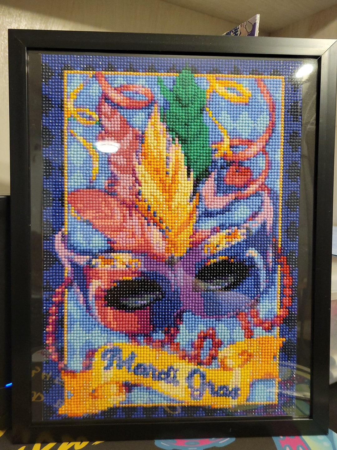 Finished and Framed Stitch Diamond Art 