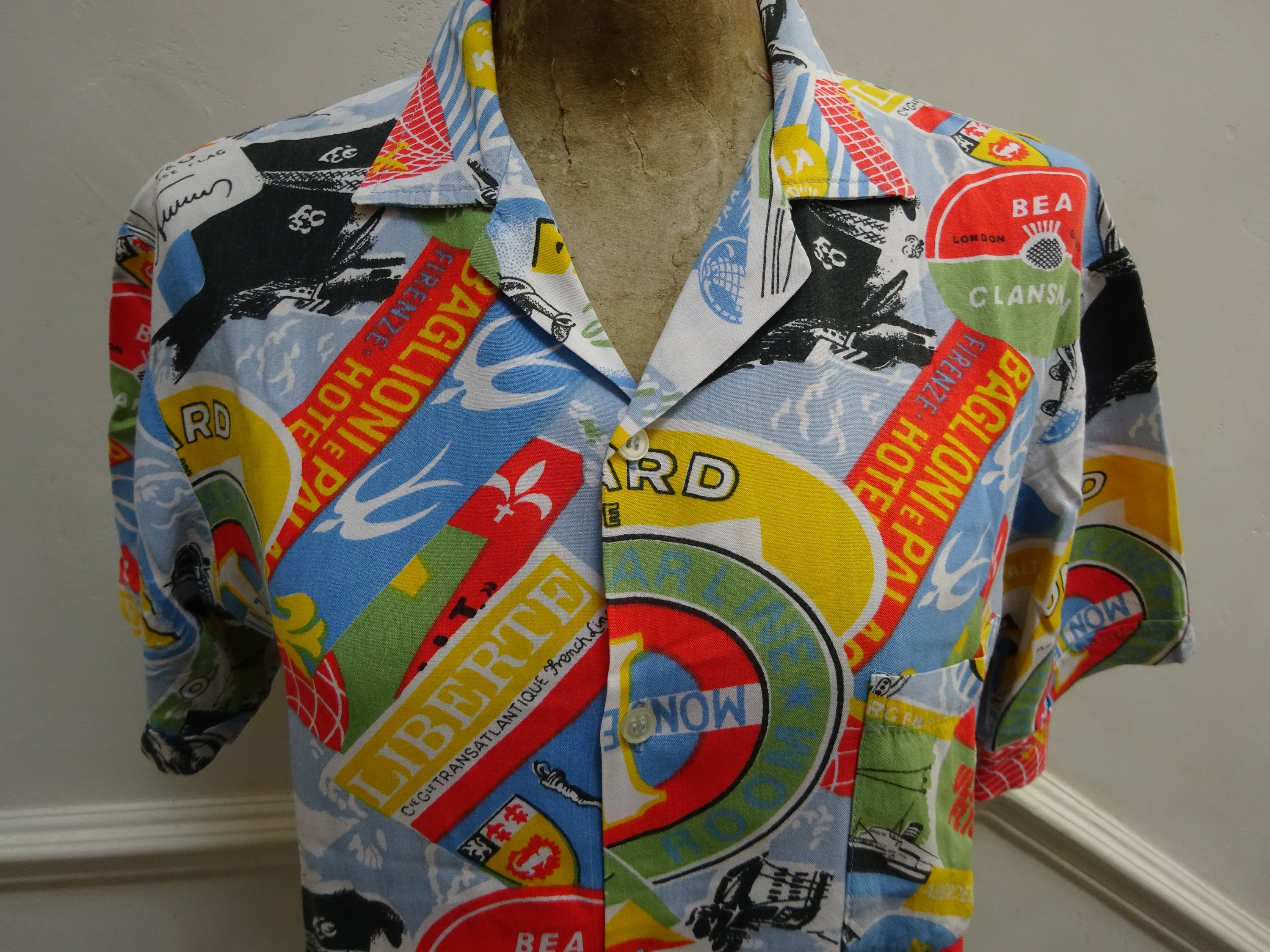 PETER WERTH HAWAIIAN Shirt-vintage 
