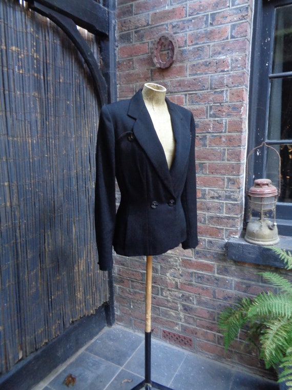 1940s FINE WOOL JACKET-40s Pure Wool Jacket-Stylis