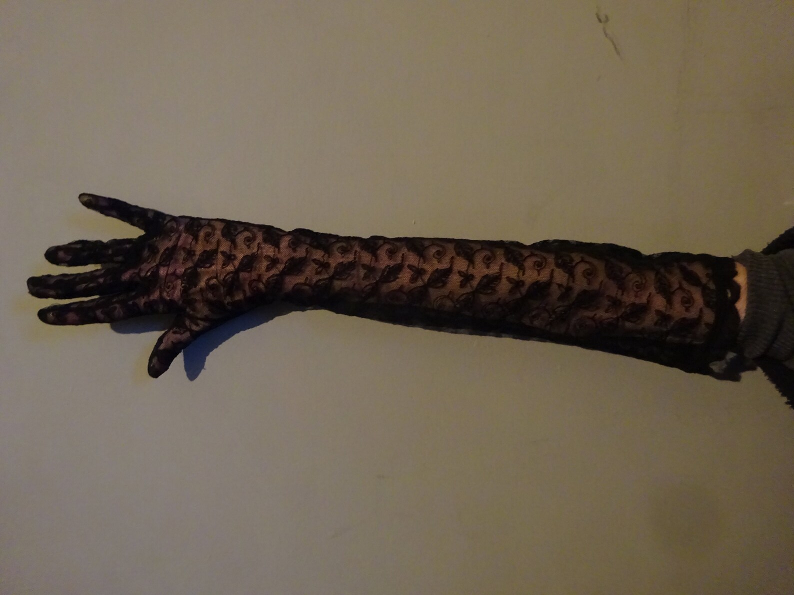 1930s LACE OPERA Gloves30s Long Black Lace Evening Gloves. Etsy