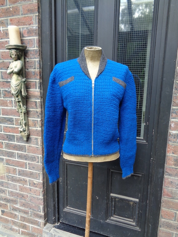 1950's Hand Knitted Jerkin/Cardigan-Perfect for Me