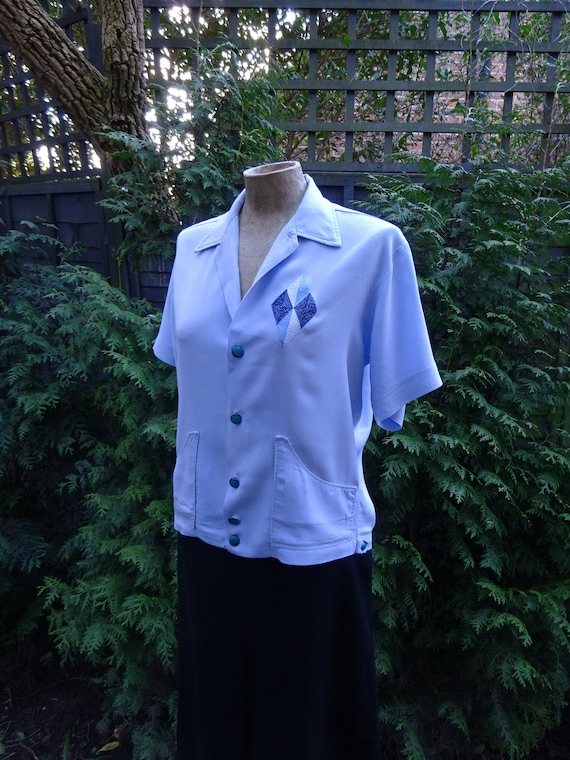 1950s SEARS ROEBUCK JAC-50s Tapered Shirt Jac-1950