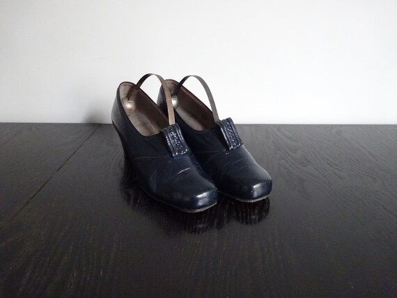 1940s CC41 UTILITY SHOES-Lilly & Skinner Ltd-40s B