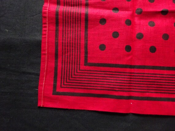 DEADSTOCK 40s 50s BANDANAS-Pair Unworn Handkerchi… - image 6