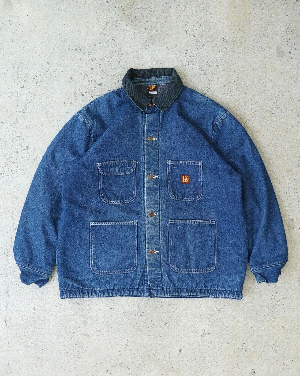 〈 BIG BEN 〉USA製 vintage denim jacket vintage Big Ben denim chore jacket – 86 Vintage