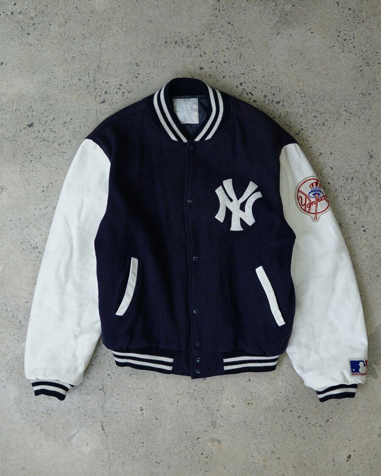 Vintage New York Yankees 90s Varsity Jacket Size Medium - Etsy