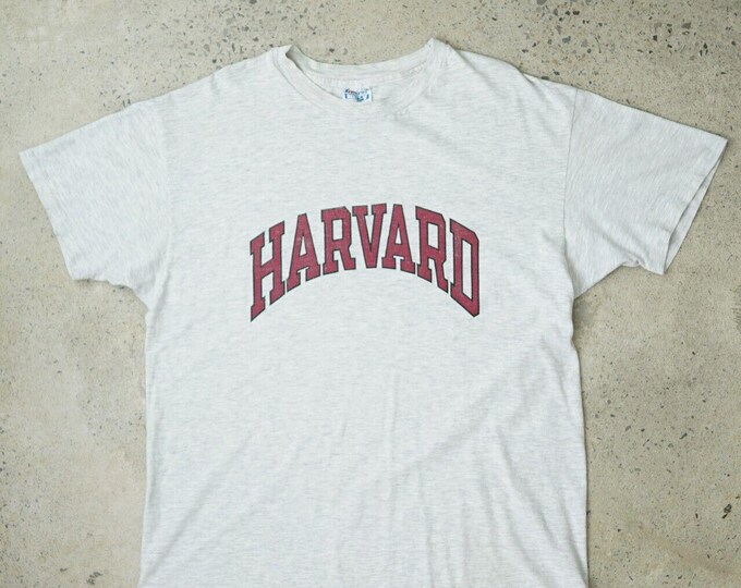 Vintage 90'S college T-shirt, size S, men's unclear gray type Vintage Second Hand