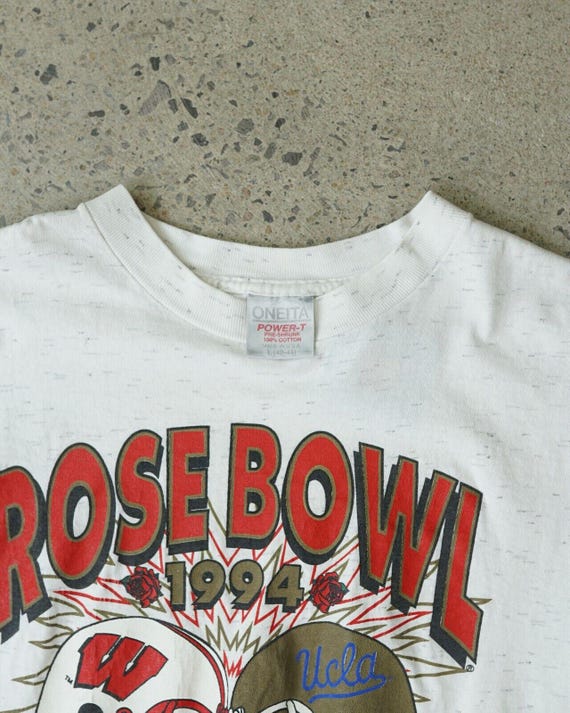 Vintage Rose Bowl Wisconsin Badgers Vs Ucla Bruins 1994 90s T