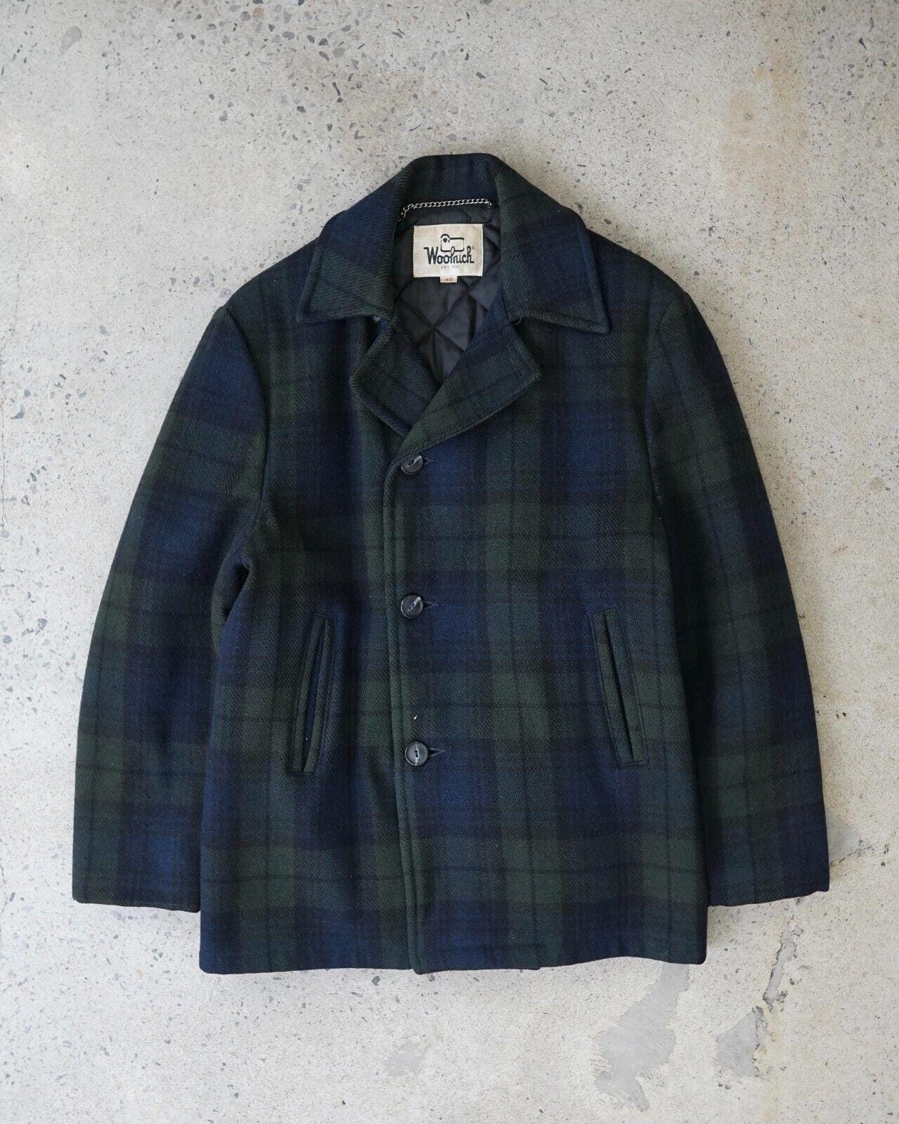 Woolrich Plaid Coat - Etsy