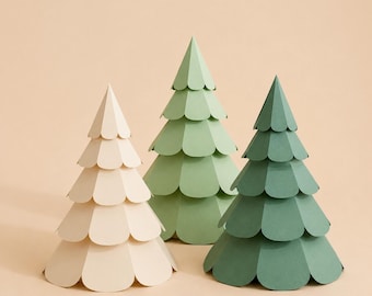 Paper Pine, Paper tree, christmas decor