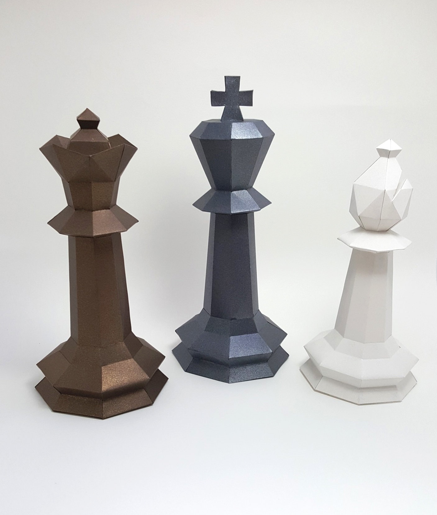 Giant Chess Piece - ROOK DIY Low Poly Paper Model Template, Paper Craf –