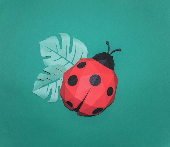 Ladybug Papercraft Template Paper Miraculous