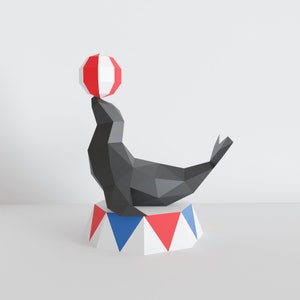 Scultura di Circo Sigillo Papercraft, papercraft 3d