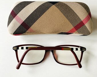 Burberry Women s Eyeglasses B2141 3403 51016 140 Designer Frame Made in Italy Womens Bordeaux Square Designer Eyeglasses Frames Etsy