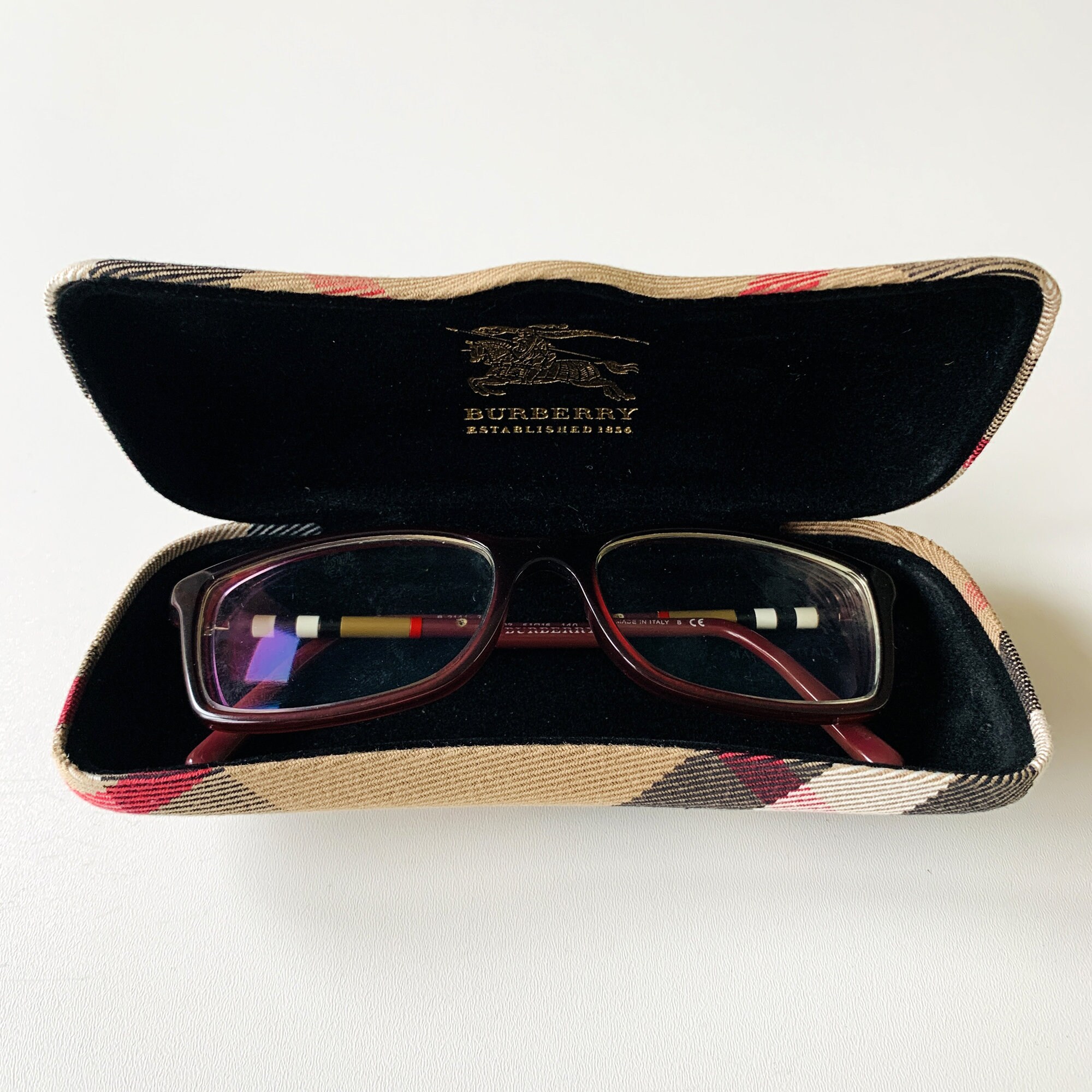 Burberry Women s Eyeglasses B2141 3403 51016 140 Designer Frame Made in Italy Womens Bordeaux Square Designer Eyeglasses Frames Etsy UK