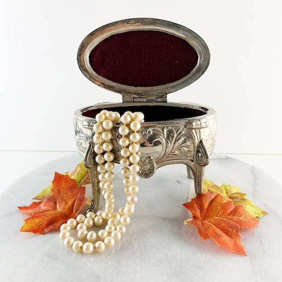 ジュエリーボックス レトロ 3段 アクセサリー収納ケース 鏡付 レトロ