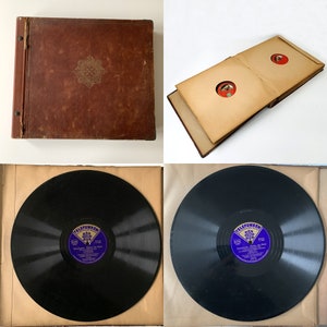 Vintage Records 78 RPM Shellac Pressing, Classical Music