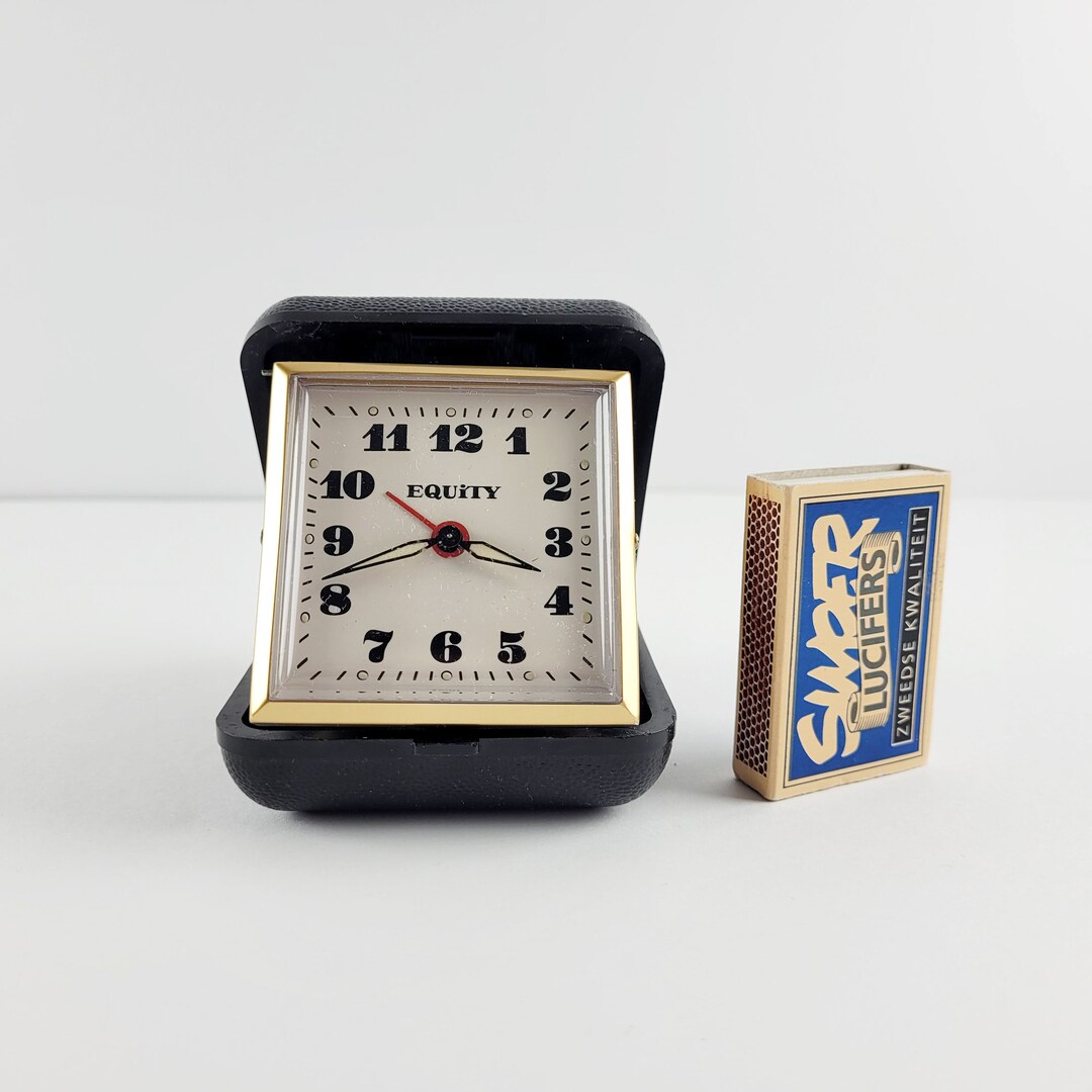 Mechanical Travel Alarm Clock, Brand Equity Made in China, Vintage