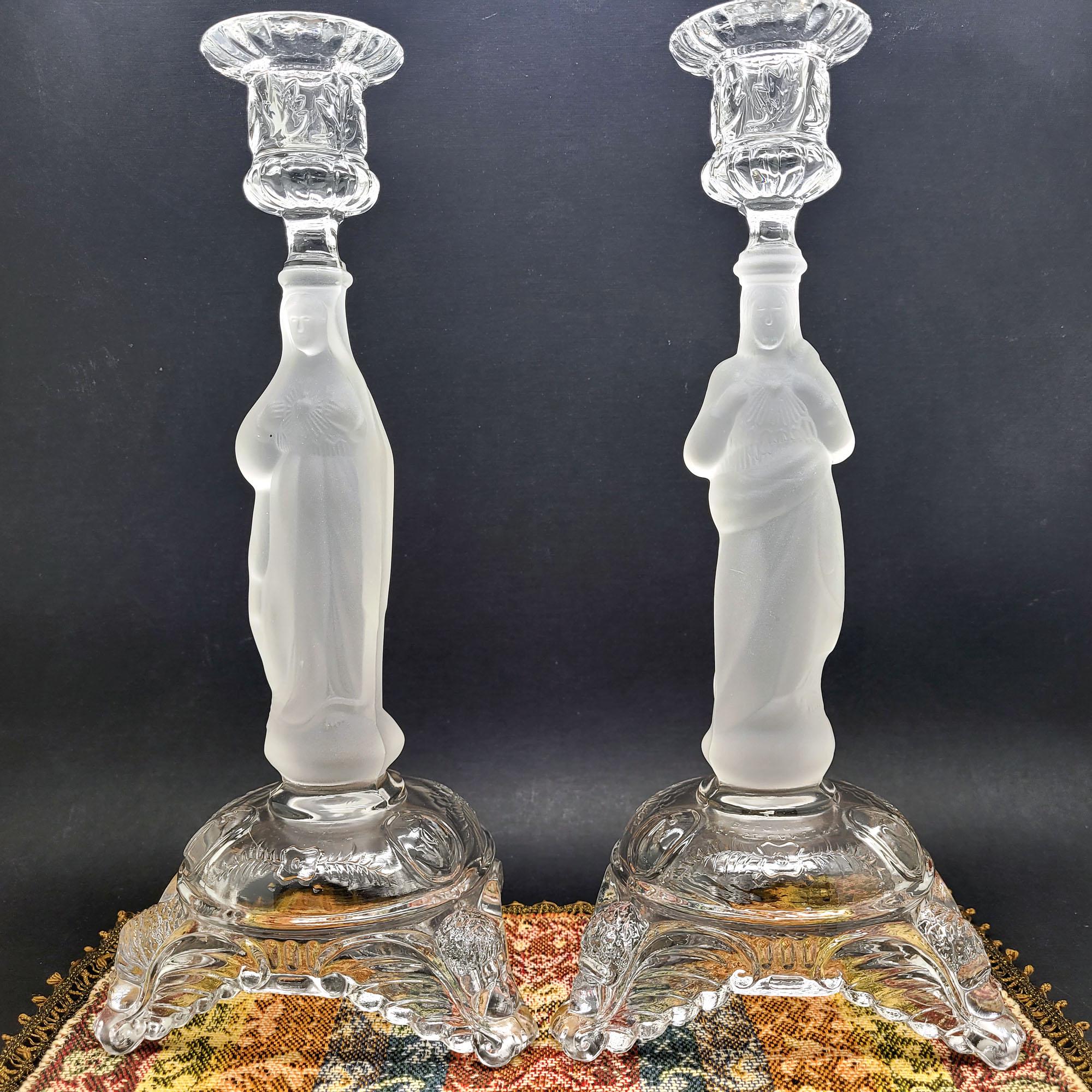 Val saint lambert candlestick - Etsy 日本