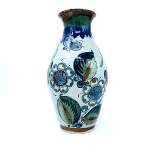 El Palomar Mexico Ken Edwards Vase, Collectible Vintage Vase El Pelomar Tonala Mexico, Vintage Giftware, Glazed Tonala Mexico Ceramics,