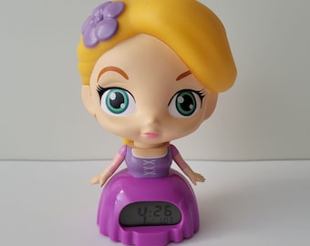 Disney Fairytale Alarm Clock Princess Rapunzel, Alarm Clock Nursery, alarm clock