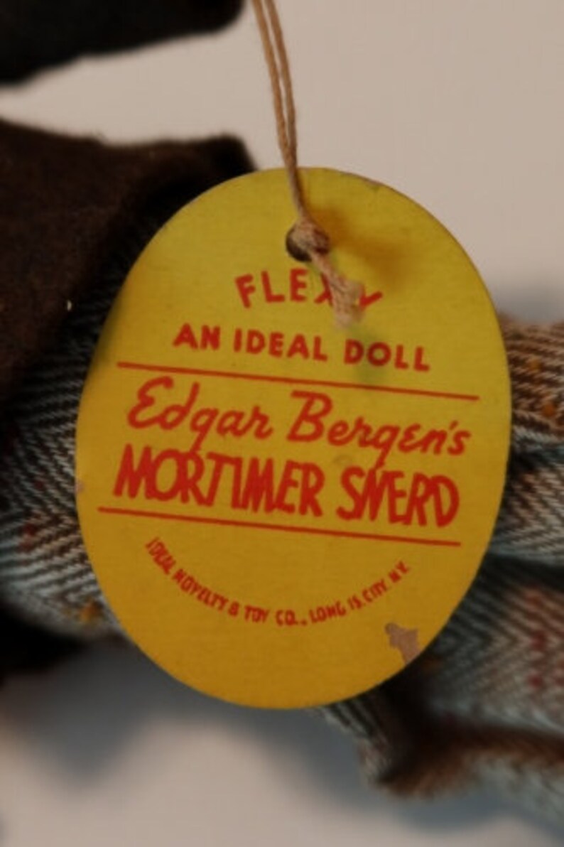 Vintage Edgar Bergen's Mortimer Snerd Comic Doll Etsy