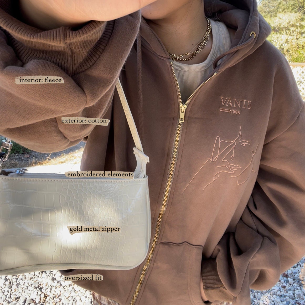 BTS Taehyung V Oversized Zip Hoodie Australia