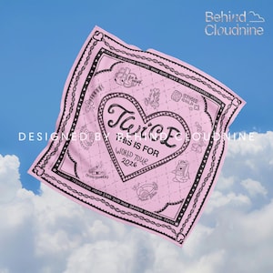 twice パンフレット　バンダナ Twice Bandana - Etsy