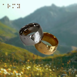Anel Braille ARMY OT7 da BTS Jewelry