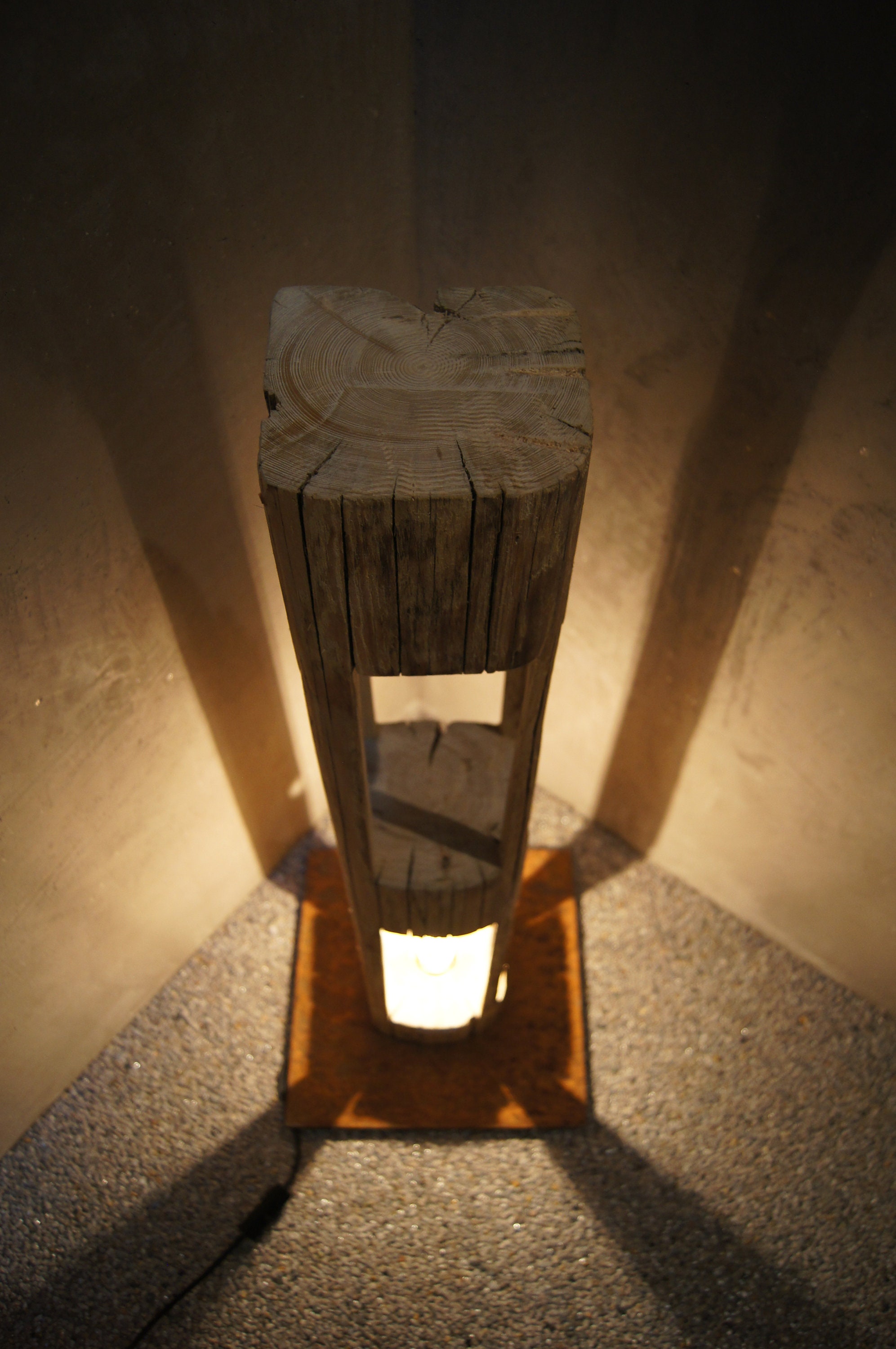 Stehlampe Altholz Wood Lamp Wood floor lamp | Etsy