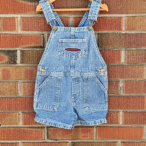 Denim short overalls for cheap juniors