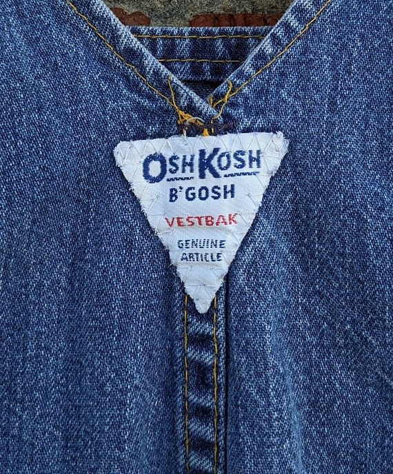 4T Vintage OshKosh B'Gosh Vestbak Genuine Article… - image 6