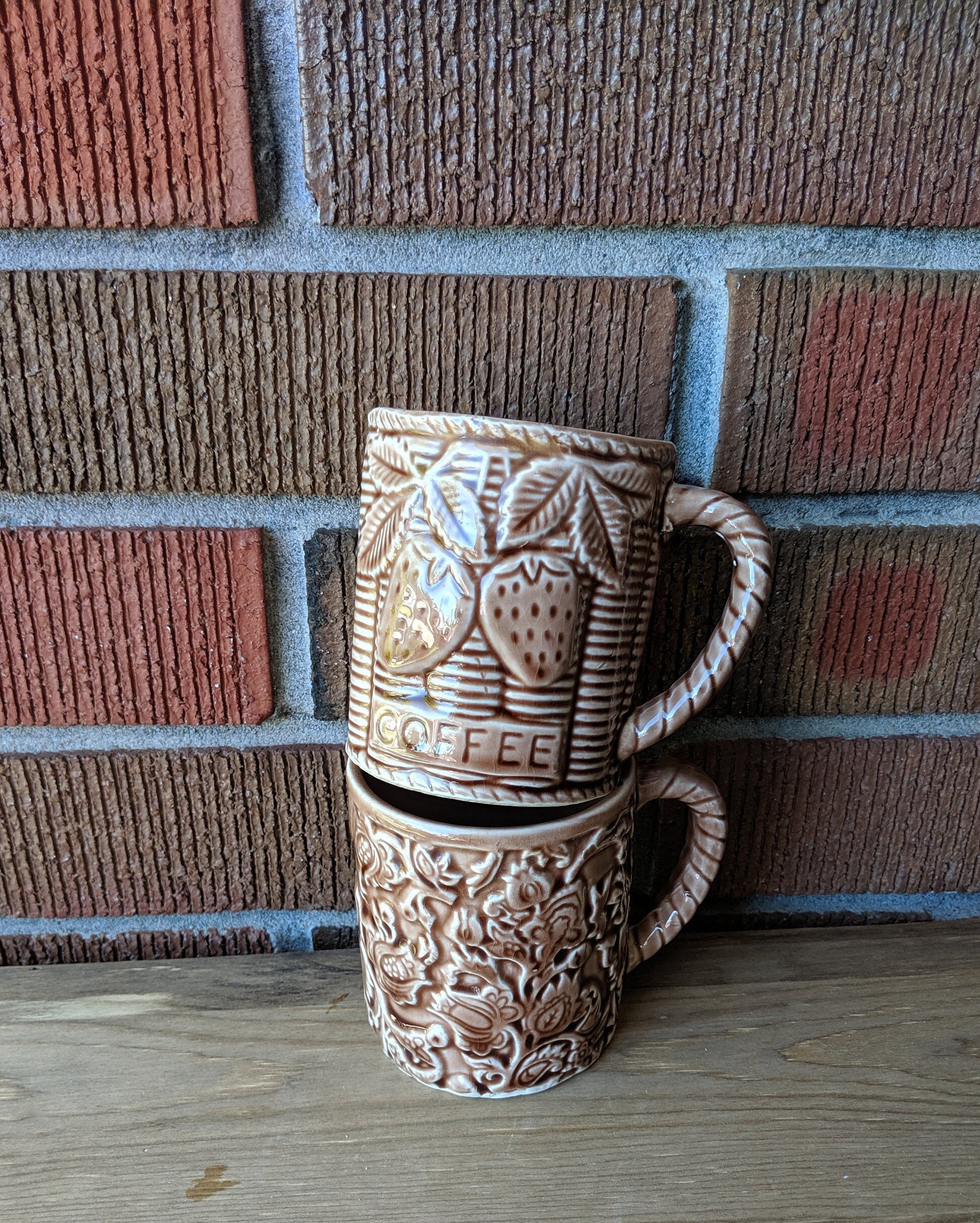 Vintage Coffee Mugs Made in Japan Set of 2 Etsy