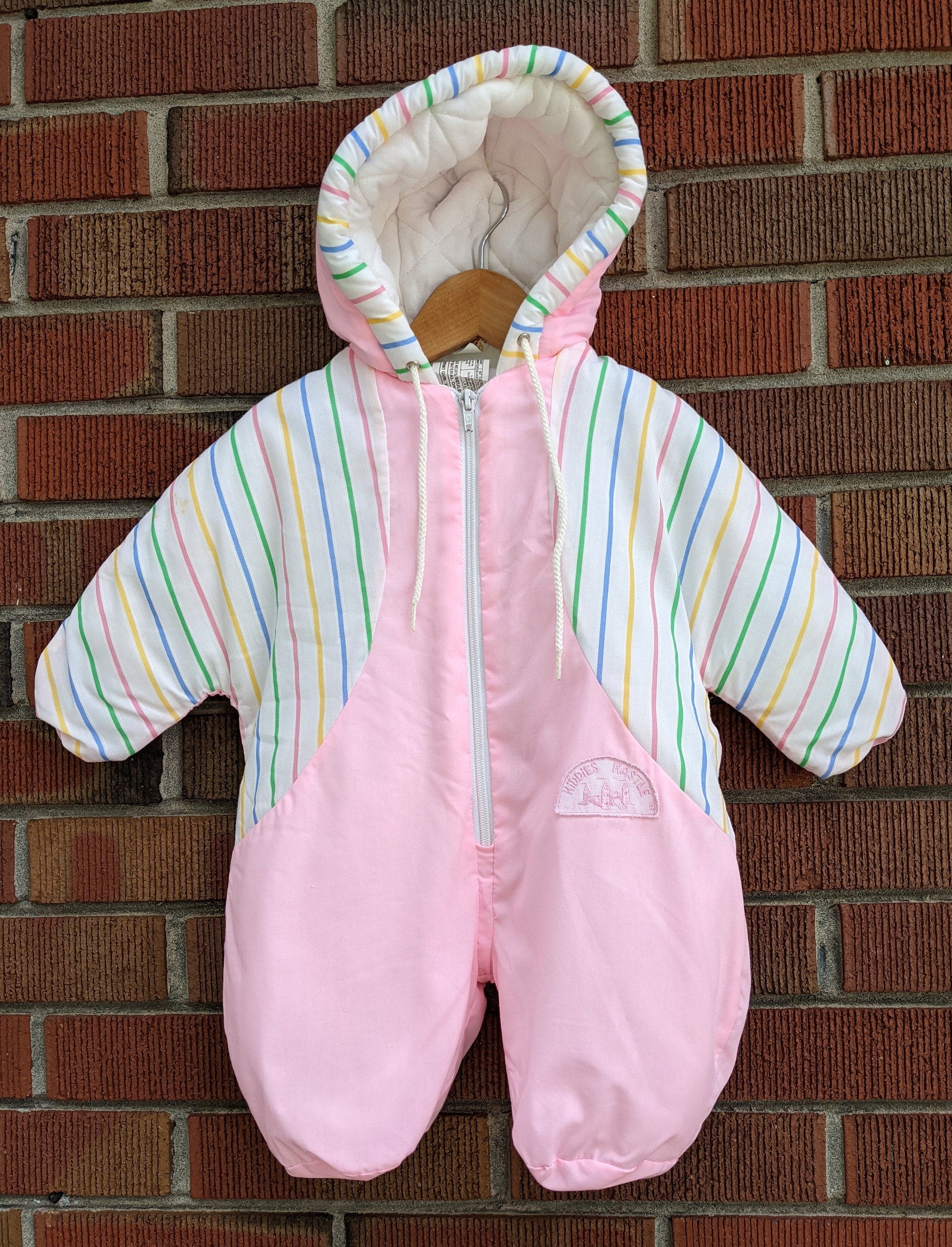 06M Vintage Baby Girl Bunting Bag/Snowsuit Kiddies Kastle Etsy