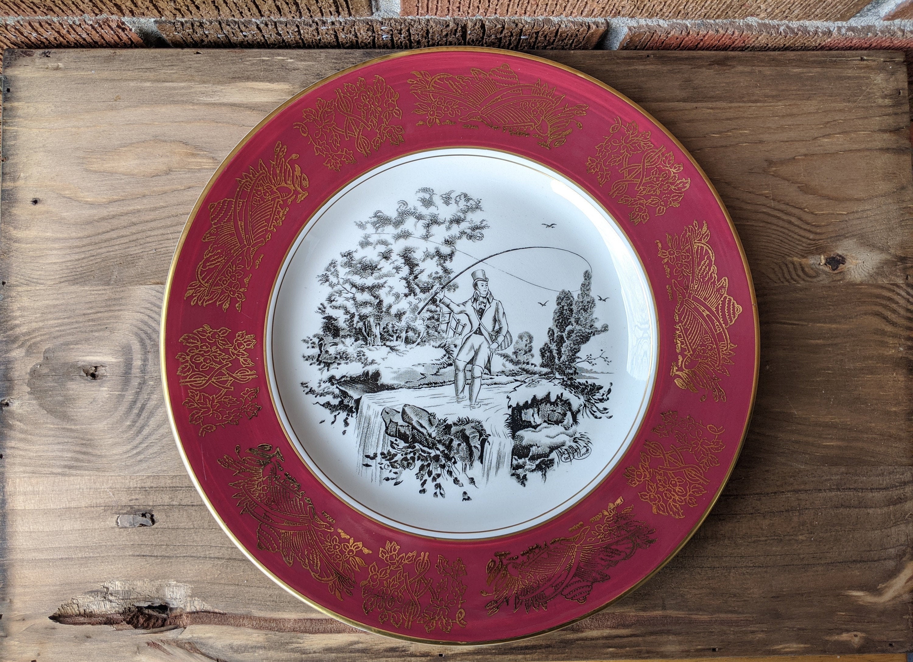 Clarice cliff plate - Etsy 日本